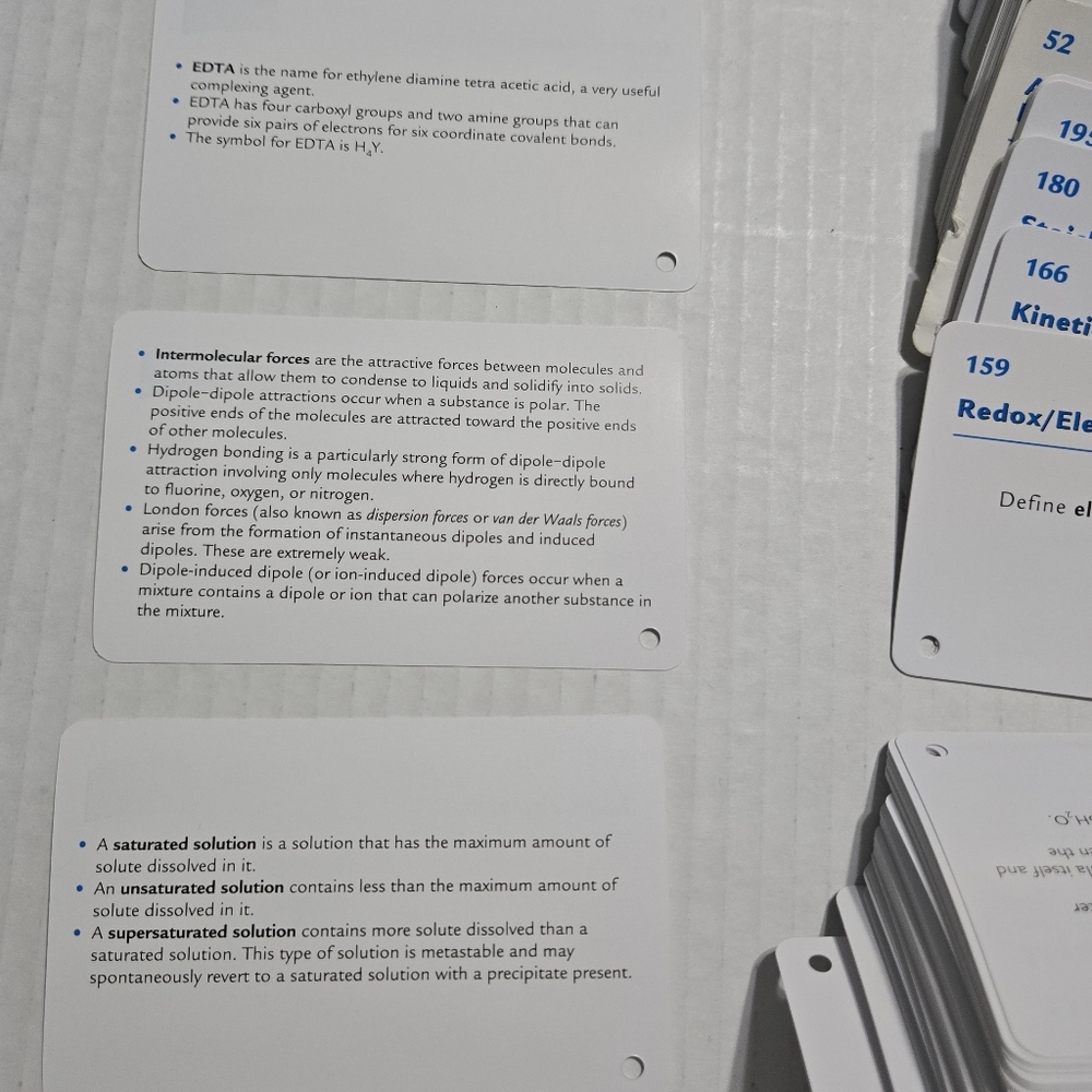 Barron's AP Chemistry Flash Cards Box Set - Picture 13 of 16